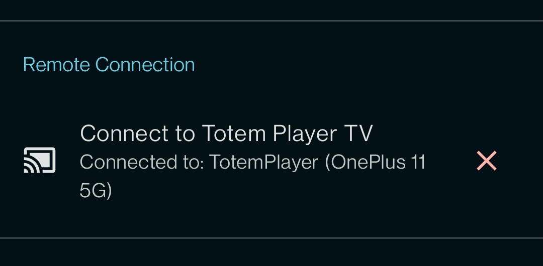 Totem Stream Settings
